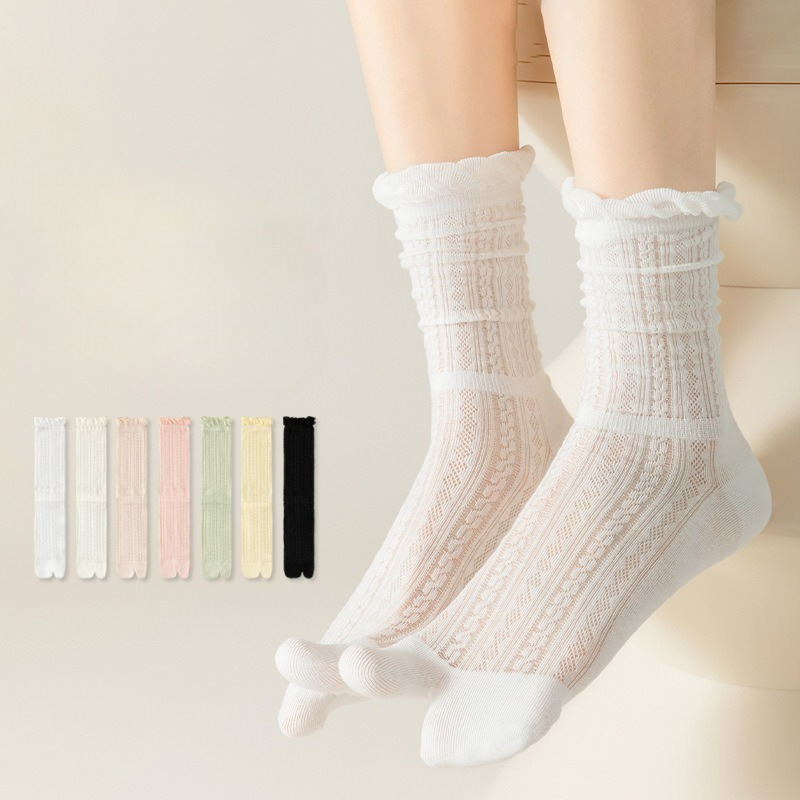 Toe Sock Split - 5 Paar geteilte Zehensocken für Damen,