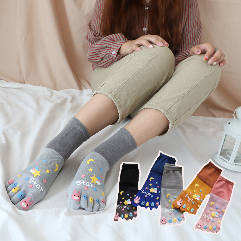 5 Paar Fünf-Finger-Socken für  – Toe Sock Split Bewertung und Preis