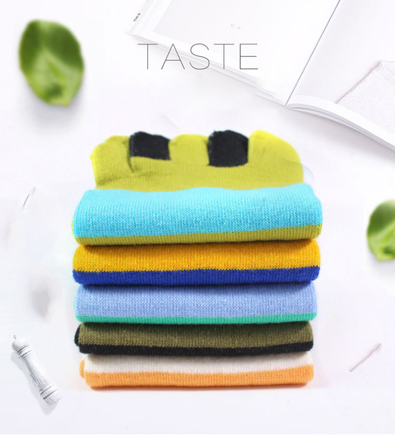 1/5 Paar Herren Bunte Gestreif – Toe Sock Split Bewertung und Preis